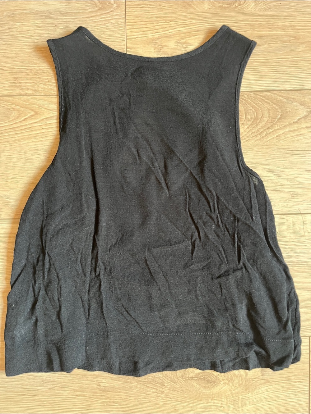 Women’s Free People Look Thru Keyhole Tank Black Size XS